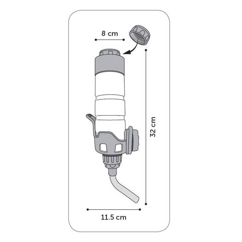 Biberon HUX gris 600 ML pour rongeur - Imagen 2