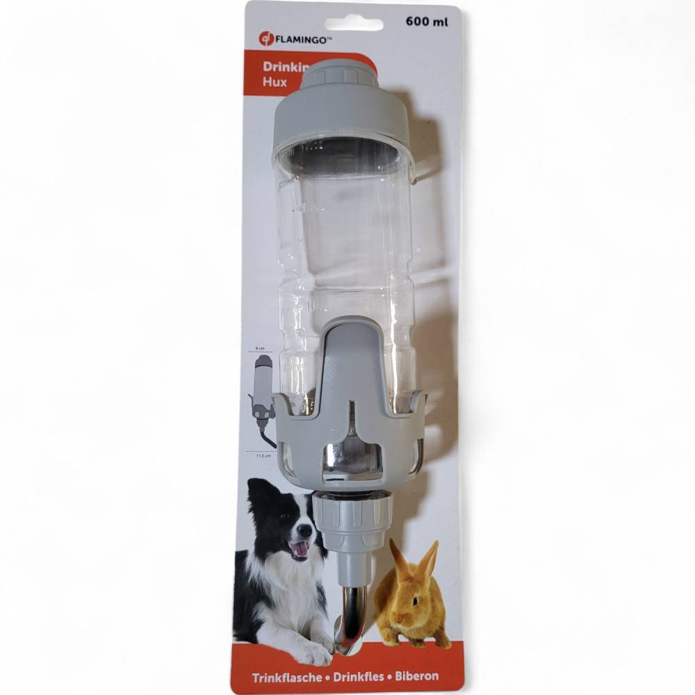 Biberon HUX gris 600 ML pour rongeur - Imagen 4
