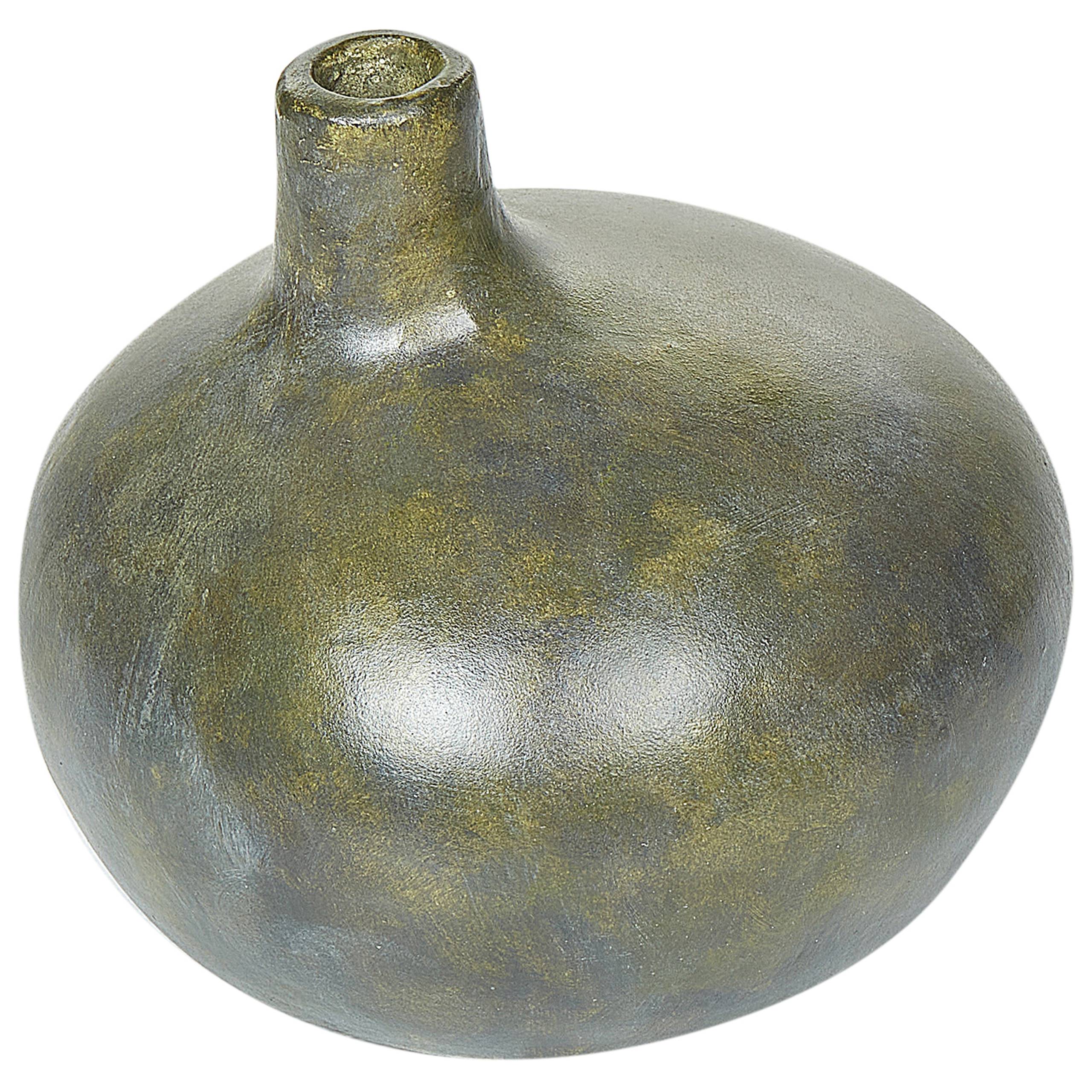Beliani - Vase décoratif Terre cuite Gris KLANG - 19x17x18- Beliani - Image 2