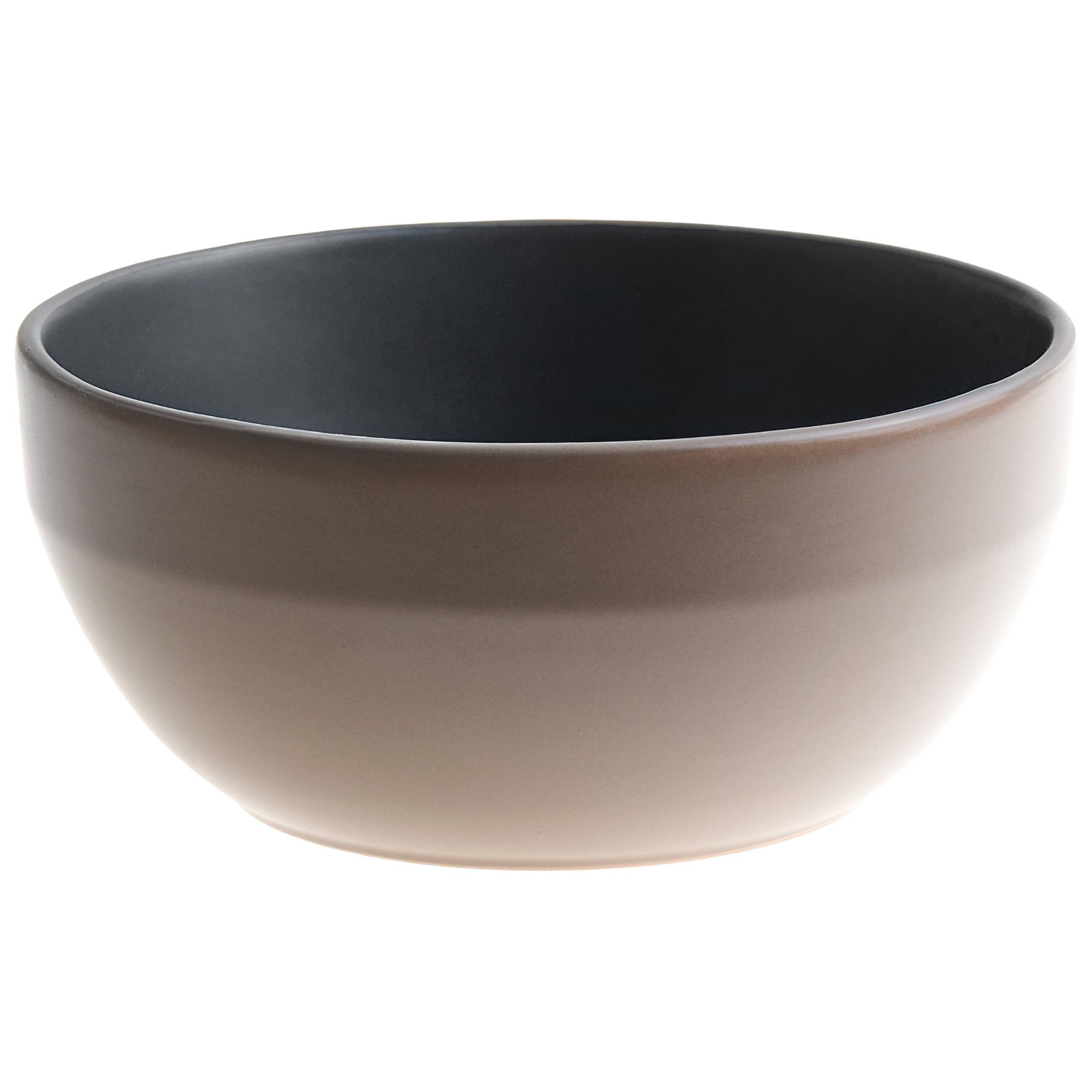 Beliani - Service de table Grès Noir/beige NUTMEG - 24x24x3- Beliani - Image 5