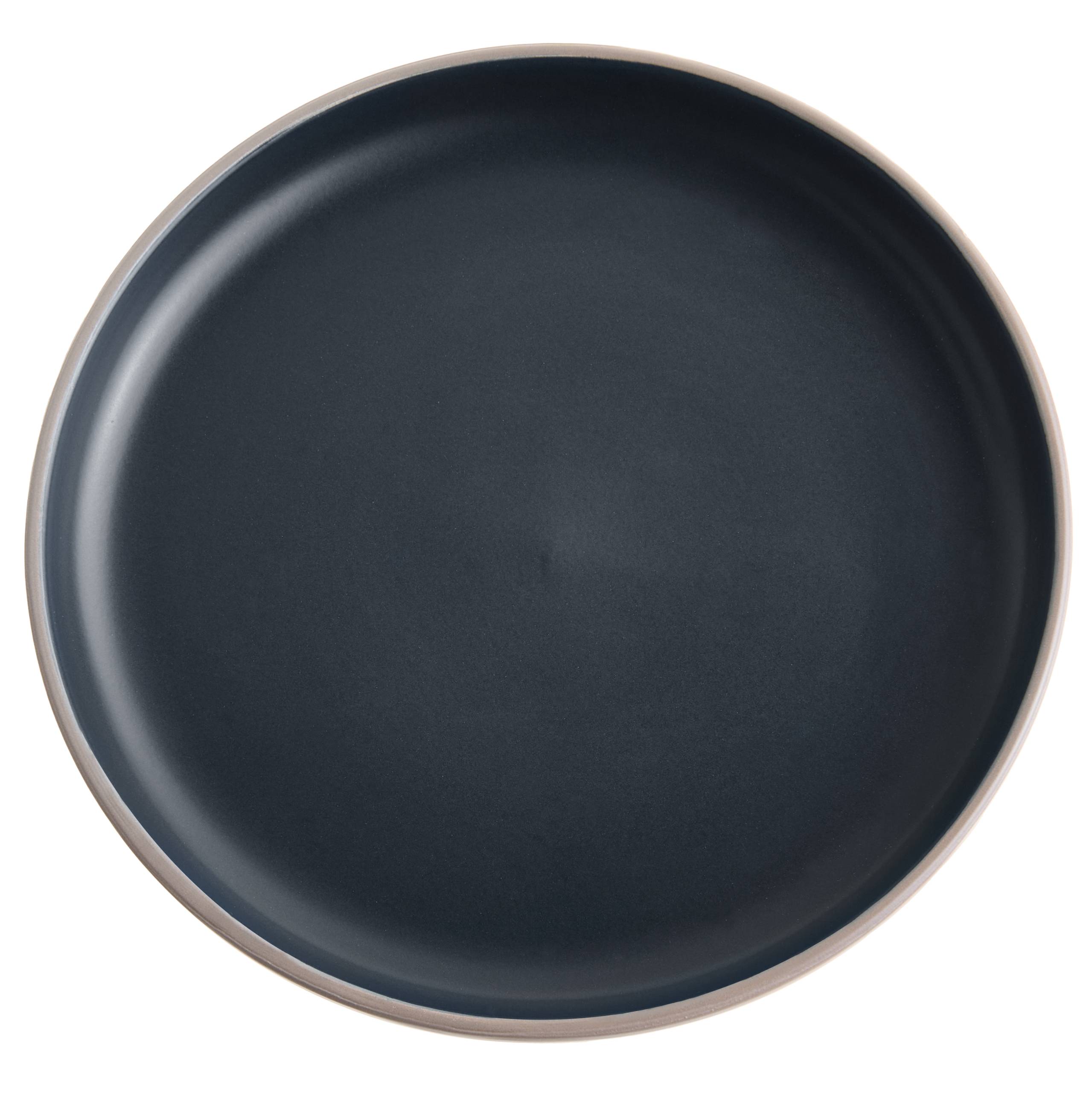 Beliani - Service de table Grès Noir/beige NUTMEG - 24x24x3- Beliani - Image 7