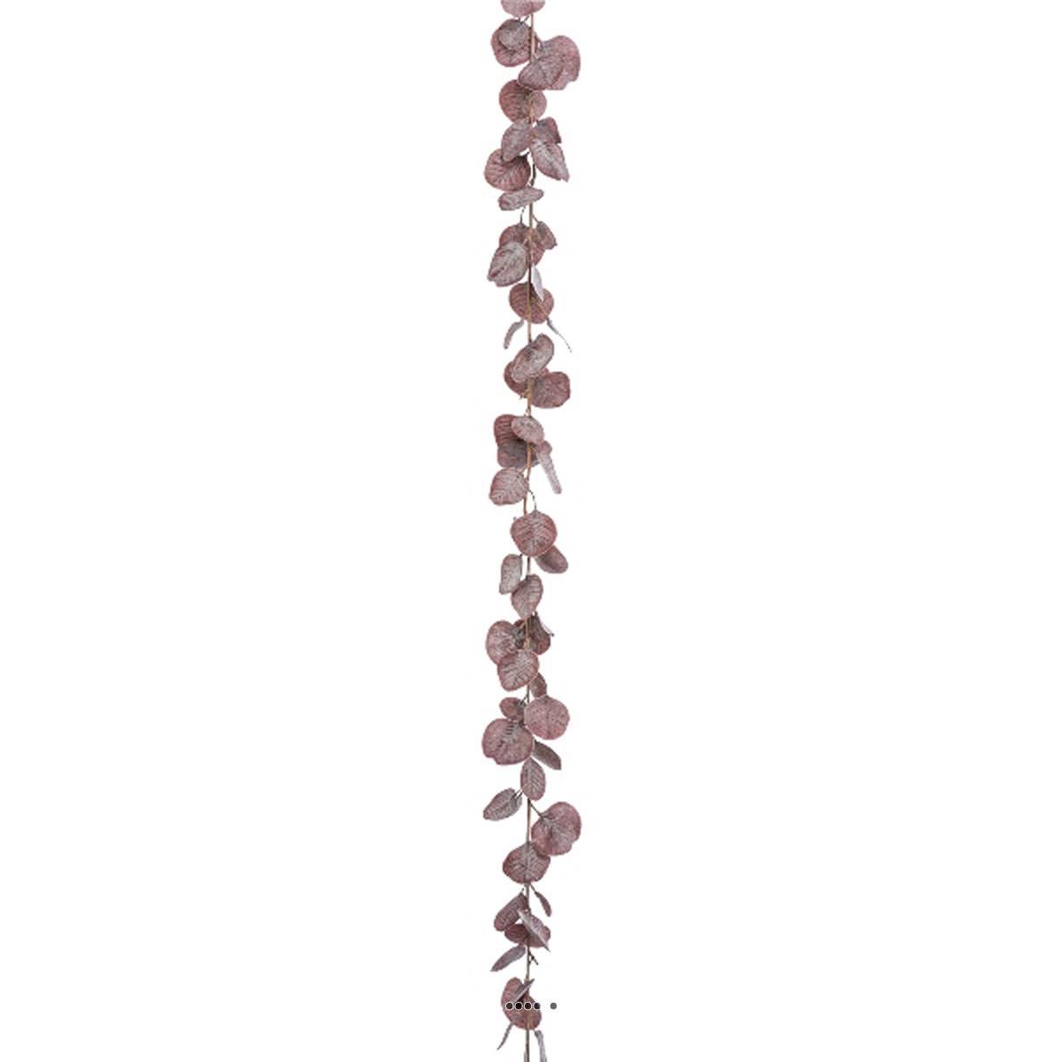 Artificielles - Guirlande de feuilles d'eucalyptus artificiel pourpre L 180 cm
