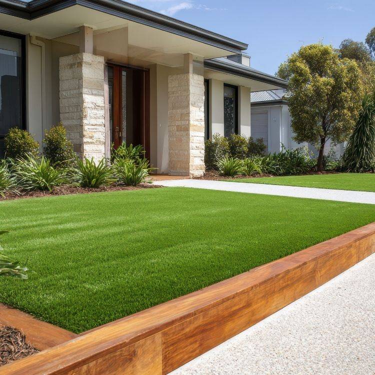 Gazon Synthétique GREEN LUX 50mm - 4Mx7M soit 28m2 - BBE - Image 1