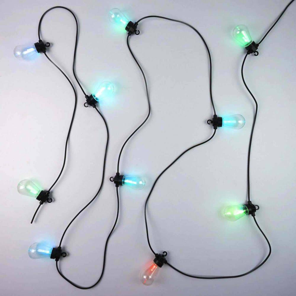 The Home Deco Factory - Guirlande extérieure 10 ampoules LED 4,50 m - Imagen 3