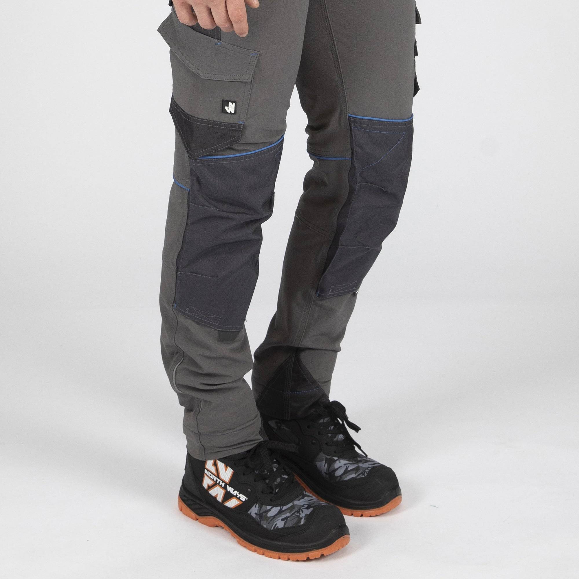 Nineworths - Taille 44 - POWELL - CHAUSSURES BASSES DE SÉCURITÉ - 7047 Noir , Woodland - Imagen 2