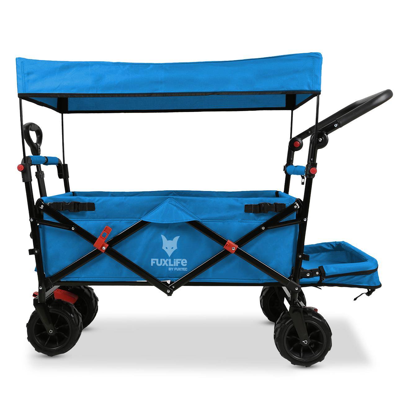 Chariot de plage pliable FUXLIFE FX-CTB800 Roues tout-terrain sable - Image 1