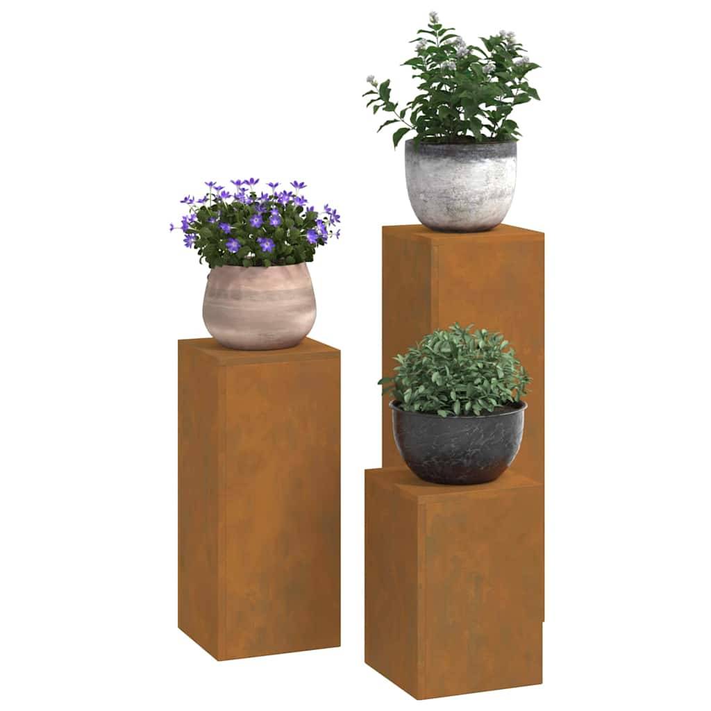 Support plante Prolenta Orange brûlé 24 X 24 X 75 cm - P95012O - Image 3