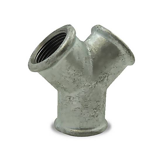 Distributeur "Y" F/F/F en fonte maléable - 1/2''