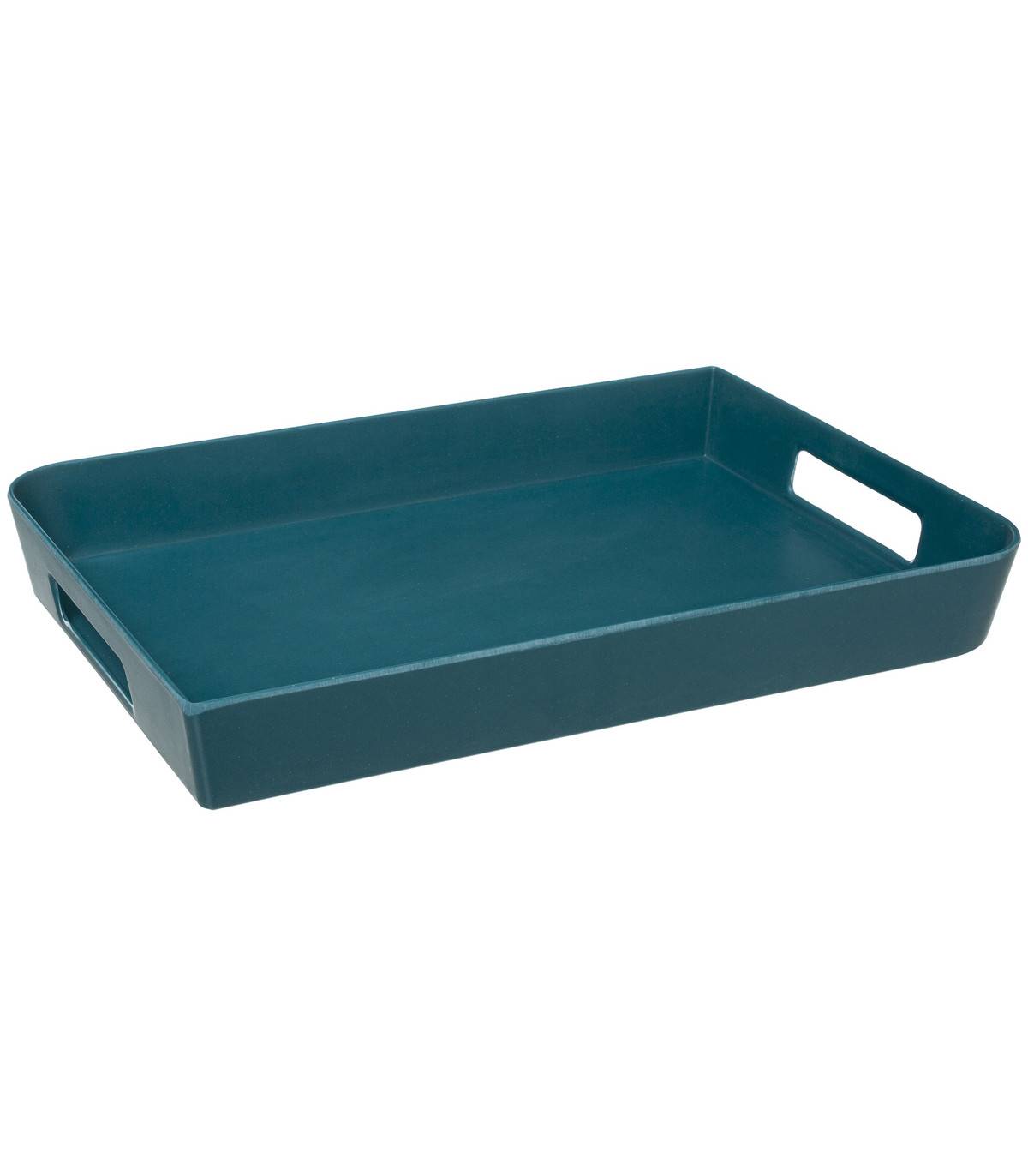 Plateau en Mélamine 35 x 25 cm Bleu pétrole - Imagen 1