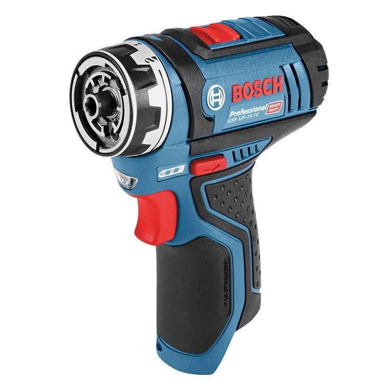 Bosch - Perceuse/Visseuse GSR 12 V-15 FC - Multifonction FlexiClick SET - BOSCH - avec 2 batteries 12V 2.0 Ah + 4 Accessoires - 06019F6000 - Image 2