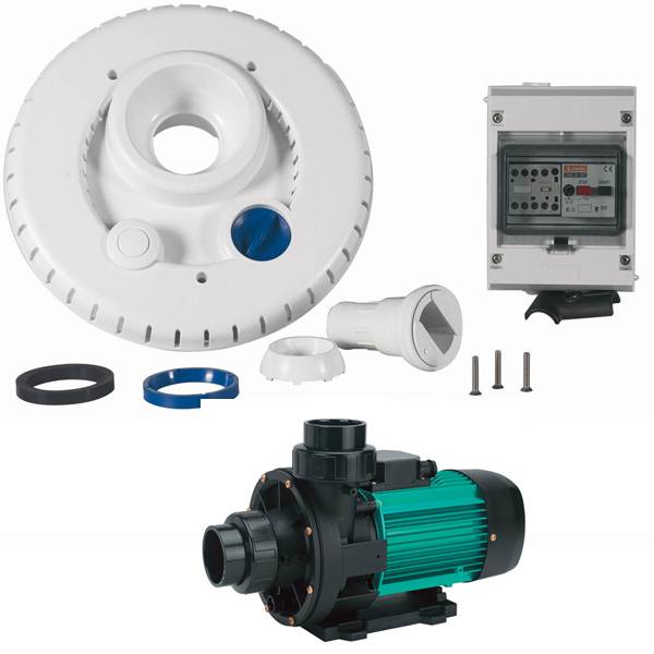 Kit pompe 44m3/h + facade + coffret électrique pour nage à contre courant NCR2 WIPER3 300 TRIPHASÉ Espa