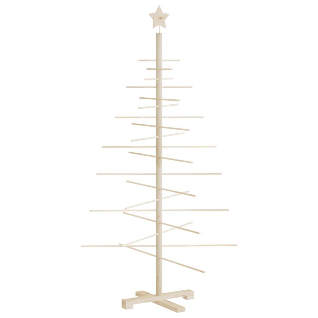 Sapin De Noël - Arbre de Noël en bois pour décoration 150 cm bois massif de pin - Image 5