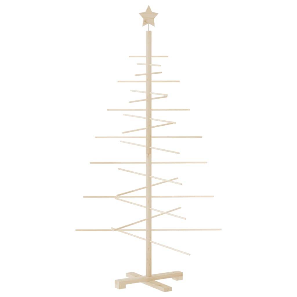Sapin De Noël - Arbre de Noël en bois pour décoration 150 cm bois massif de pin - Image 1