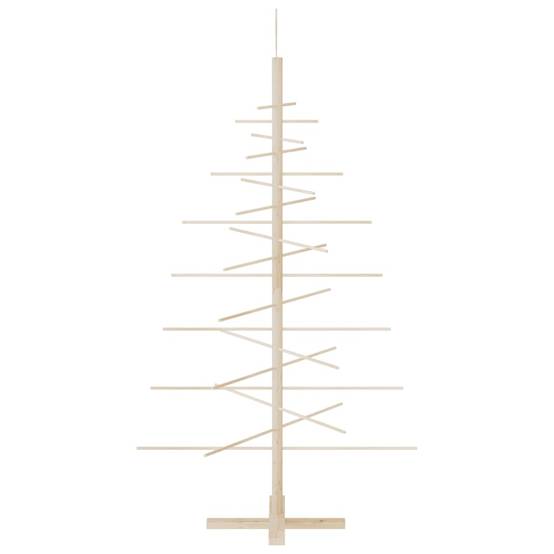 Sapin De Noël - Arbre de Noël en bois pour décoration 150 cm bois massif de pin - Image 4