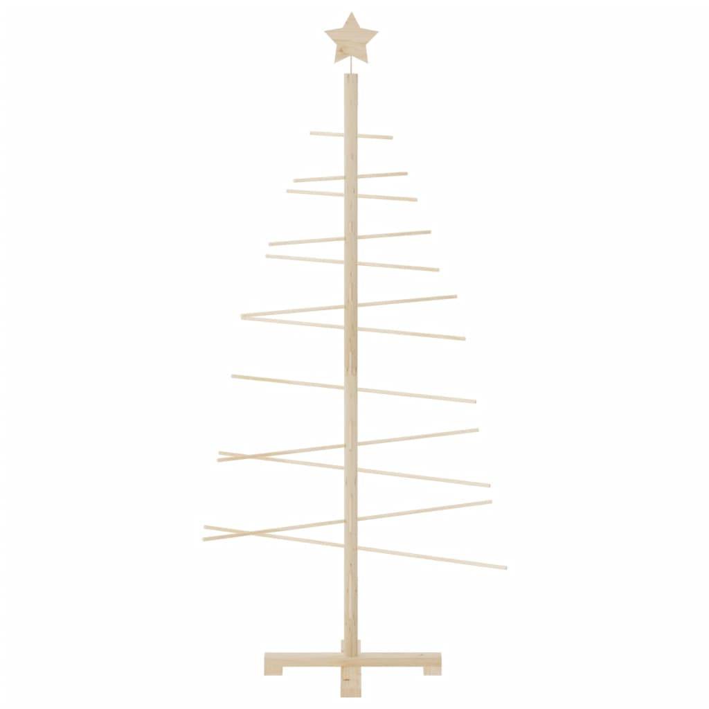 Sapin De Noël - Arbre de Noël en bois pour décoration 150 cm bois massif de pin - Image 3