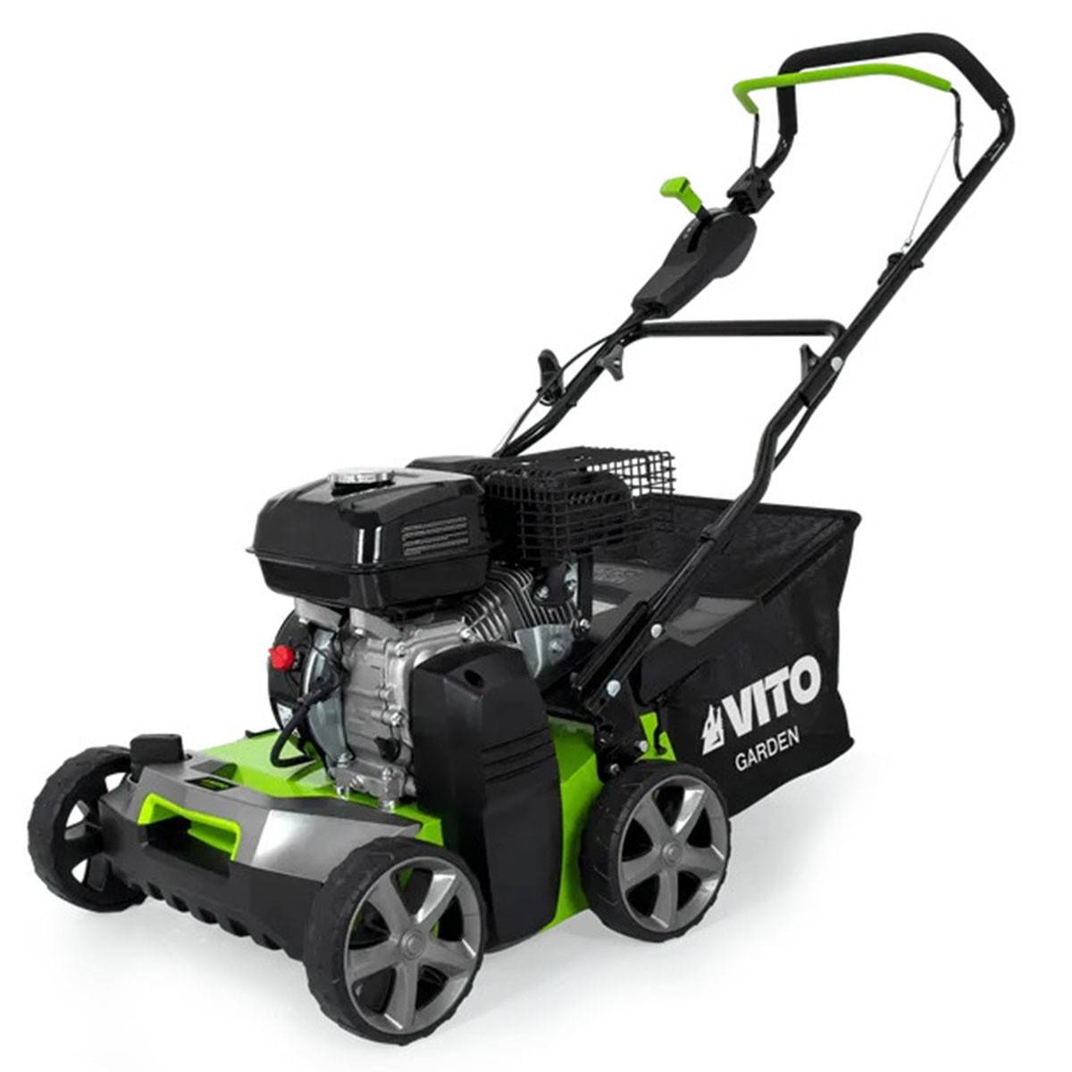 Scarificateur Thermique 5,4 CV – Scarificateur & Démousseur Pelouse 2000 m², Largeur 40cm, Réglable, Bac 45L VITO - Imagen 6