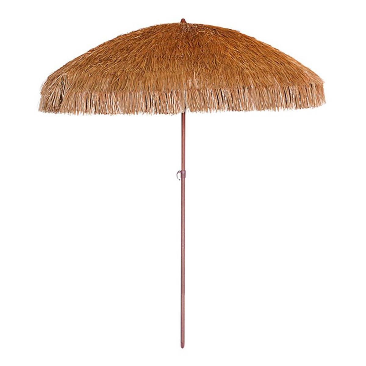 Dcb Garden - Parasol de Plage à Franges "Hawai" 200cm Marron - Image 1