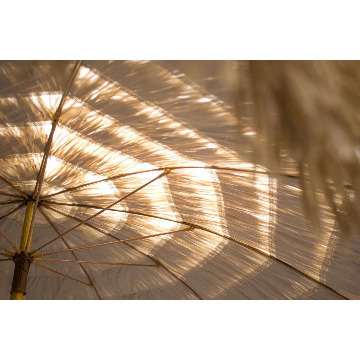 Dcb Garden - Parasol de Plage à Franges "Hawai" 200cm Marron - Image 3