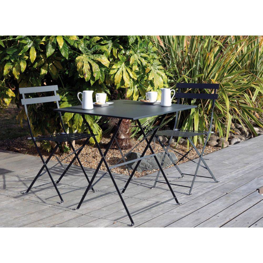 Alize - Chaises pliantes en acier Cuba (Lot de 2) - Imagen 2
