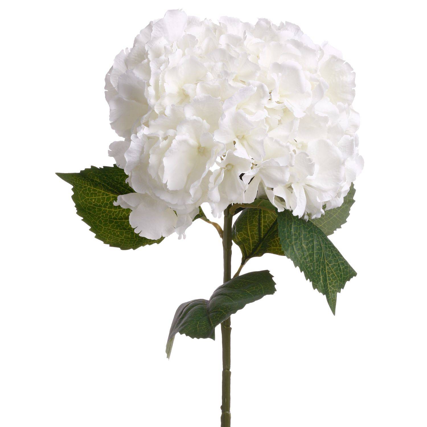 Tige artificielle d'Hortensia - H. 83 cm - Blanc - Atmosphera - Image 1