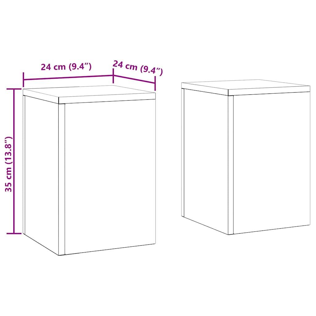 Lot de 2 Porte-pots design en Acier inoxydable Pour Jardin et Balcon en extérieur Argenté 24x24x35 cm – ComfortXL Outdoor Living - Image 8