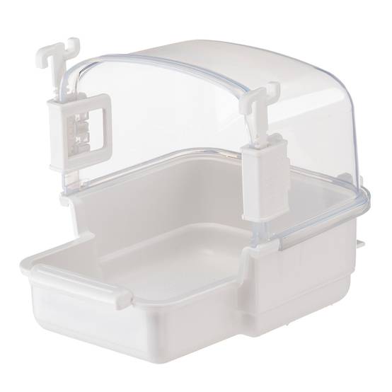 Ferplast - Bain Oiseaux RIO 2, Perruches Petits Perroquets, Plastique Recyclé non Toxique, Réglable, Couleurs Mélangées - Image 1