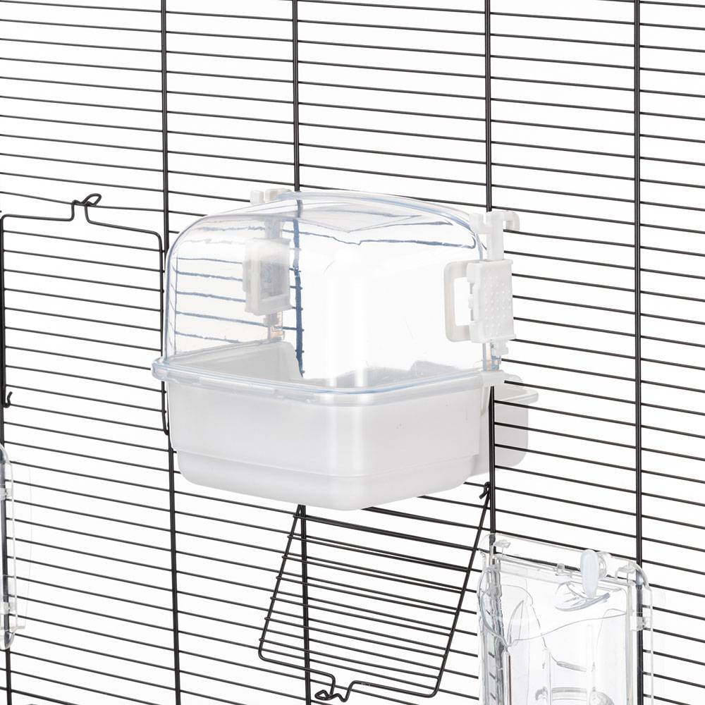 Ferplast - Bain Oiseaux RIO 2, Perruches Petits Perroquets, Plastique Recyclé non Toxique, Réglable, Couleurs Mélangées - Image 6