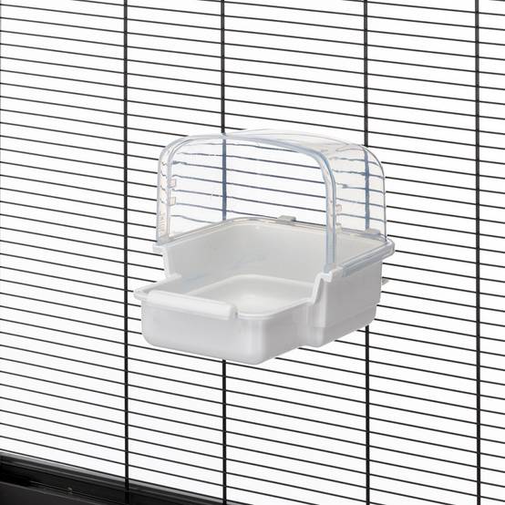 Ferplast - Bain Oiseaux RIO 2, Perruches Petits Perroquets, Plastique Recyclé non Toxique, Réglable, Couleurs Mélangées - Image 4