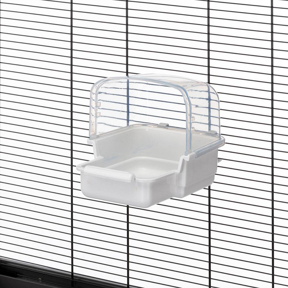 Ferplast - Bain Oiseaux RIO 2, Perruches Petits Perroquets, Plastique Recyclé non Toxique, Réglable, Couleurs Mélangées - Image 4
