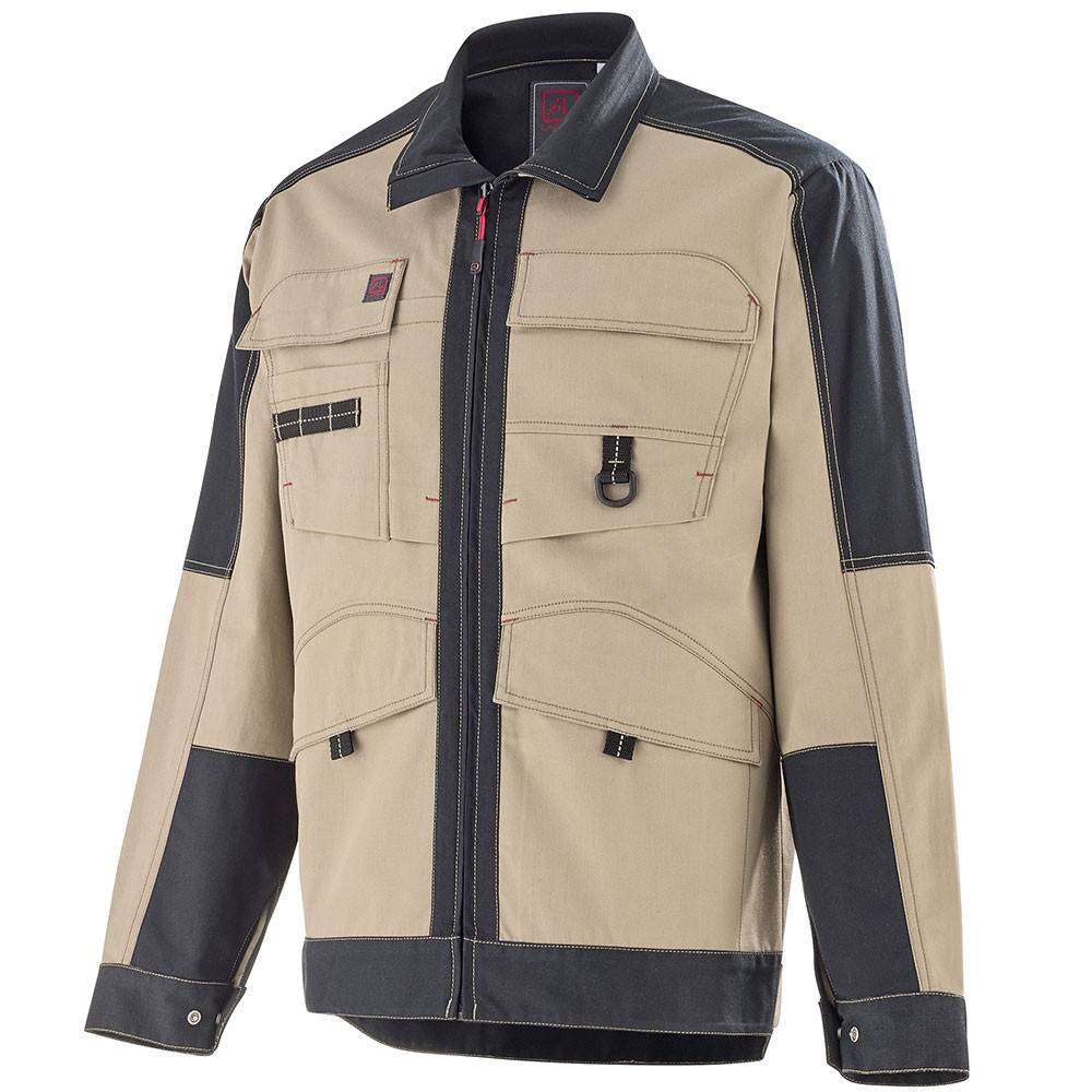 Blouson de travail SHEAR Beige/Noir | 3ATTUP - LAFONT