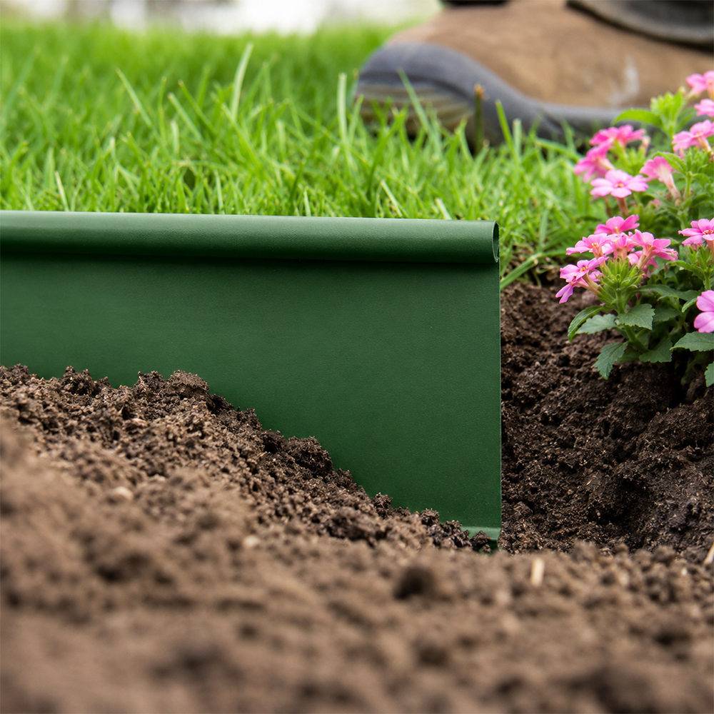 Gt Garden - Bordure de jardin verte - 12,5 cm x 18 mètres - GT GARDEN - Imagen 2