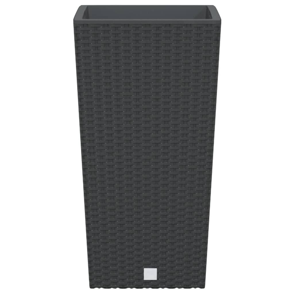 Jardinière polypropylène anthracite 26.5 x 26.5 x 50 cm - PANGIVO - Image 4