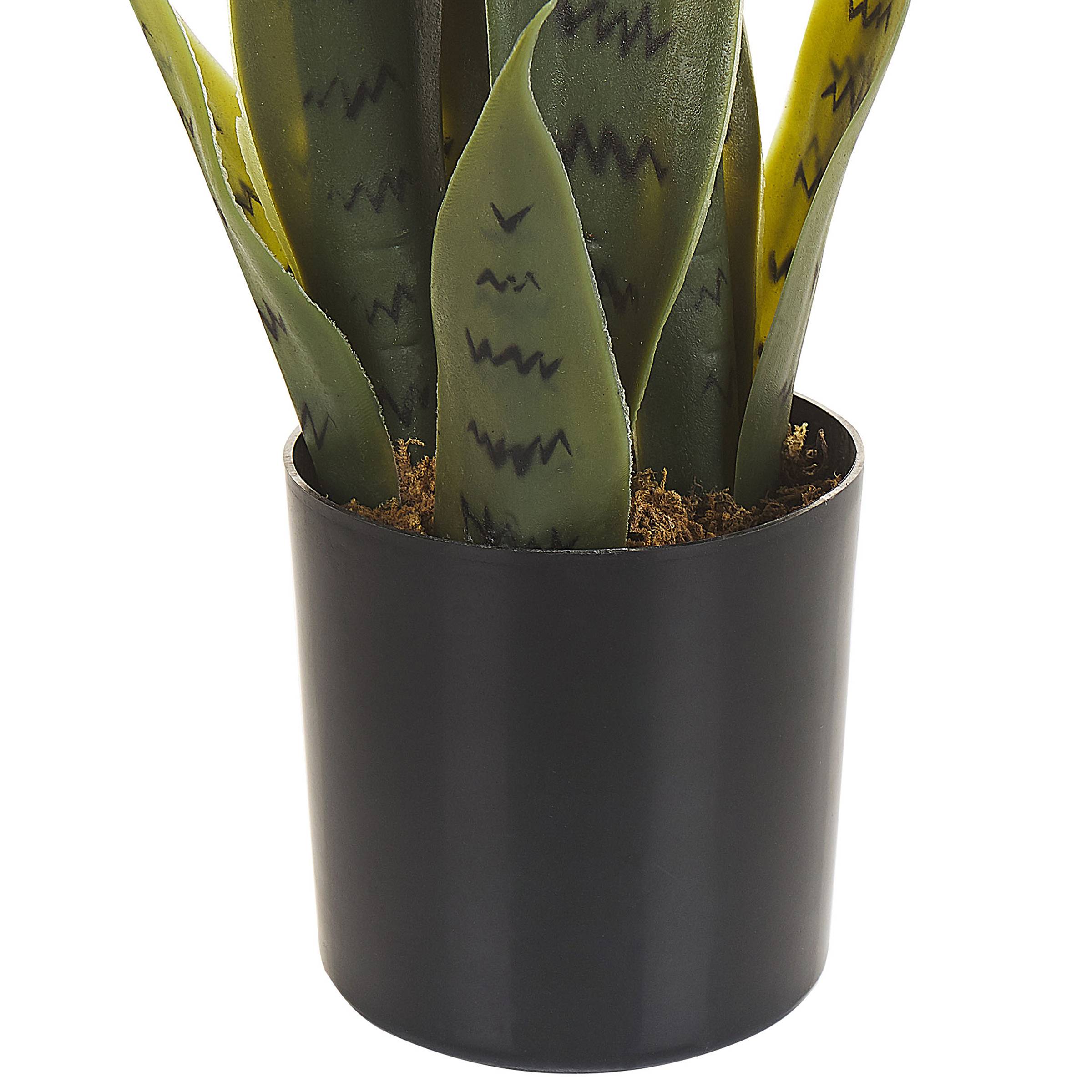 Beliani - Plante artificielle Matière synthétique Vert SNAKE PLANT - 10x10x40- Beliani - Image 4