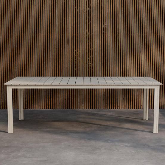 Table de Jardin Extensible "Levels" 229-310cm Beige - Image 3