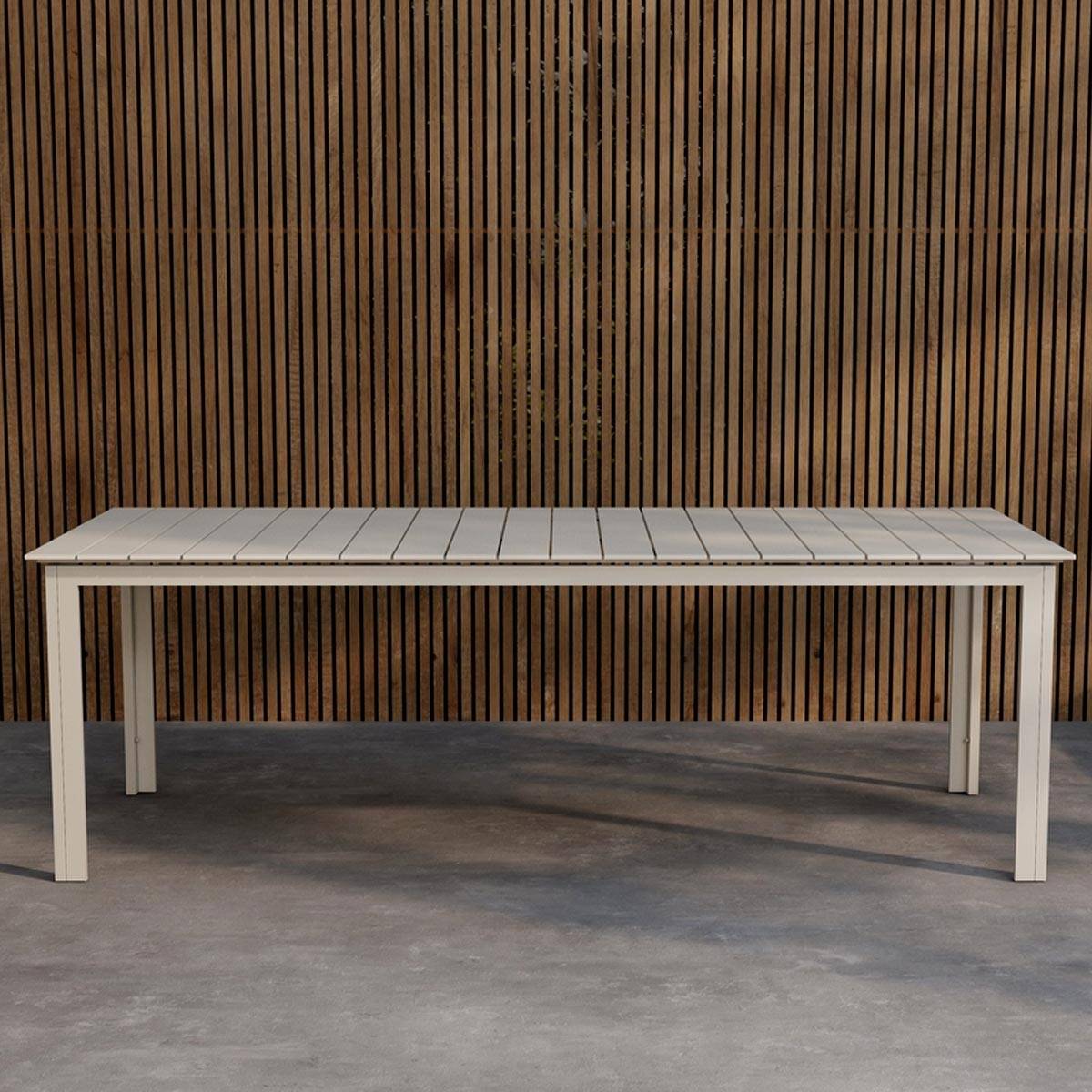Table de Jardin Extensible "Levels" 229-310cm Beige - Image 3
