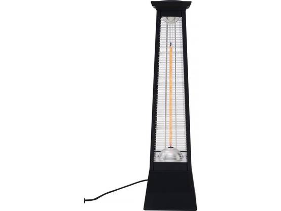 Habitat Et Jardin - Chauffage électrique Radiant En Fibre De Carbone "volcano" - 2000w - Noir -habitat Et Jardin - Image 1