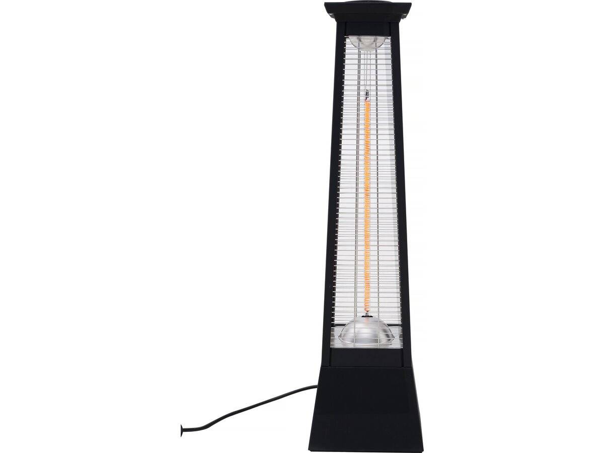 Chauffage électrique Radiant En Fibre De Carbone "volcano" - 2000w - Noir -habitat Et Jardin - Image 1