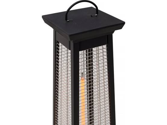 Habitat Et Jardin - Chauffage électrique Radiant En Fibre De Carbone "volcano" - 2000w - Noir -habitat Et Jardin - Image 3