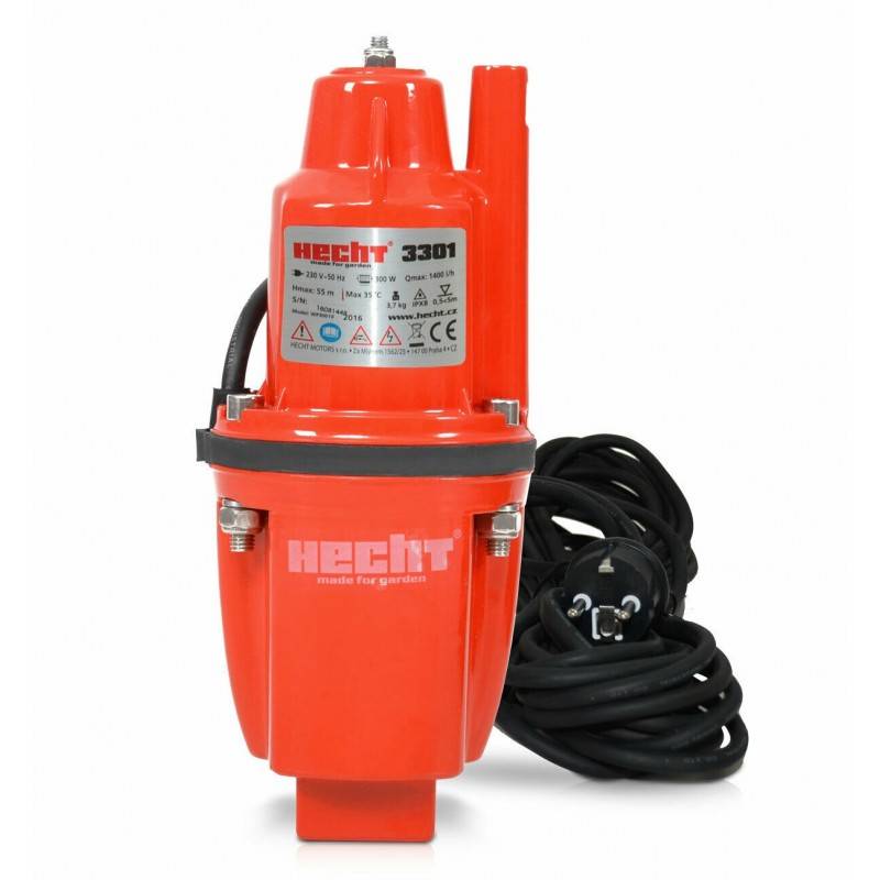 BB Loisir - Hecht 3301 Pompe submersible pour eaux usees Pompe a membrane 300W 1400 l/h