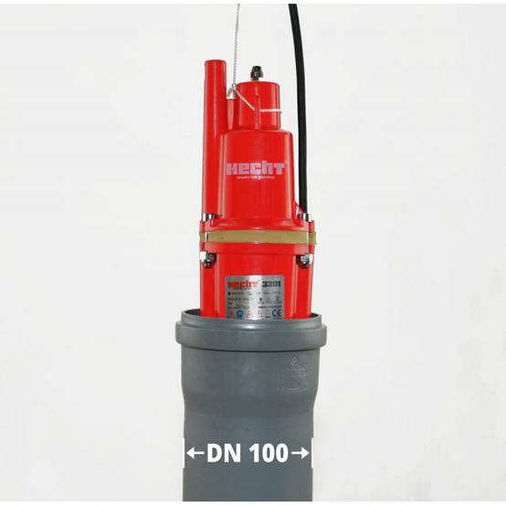 Hecht 3301 Pompe submersible pour eaux usees Pompe a membrane 300W 1400 l/h - Image 2
