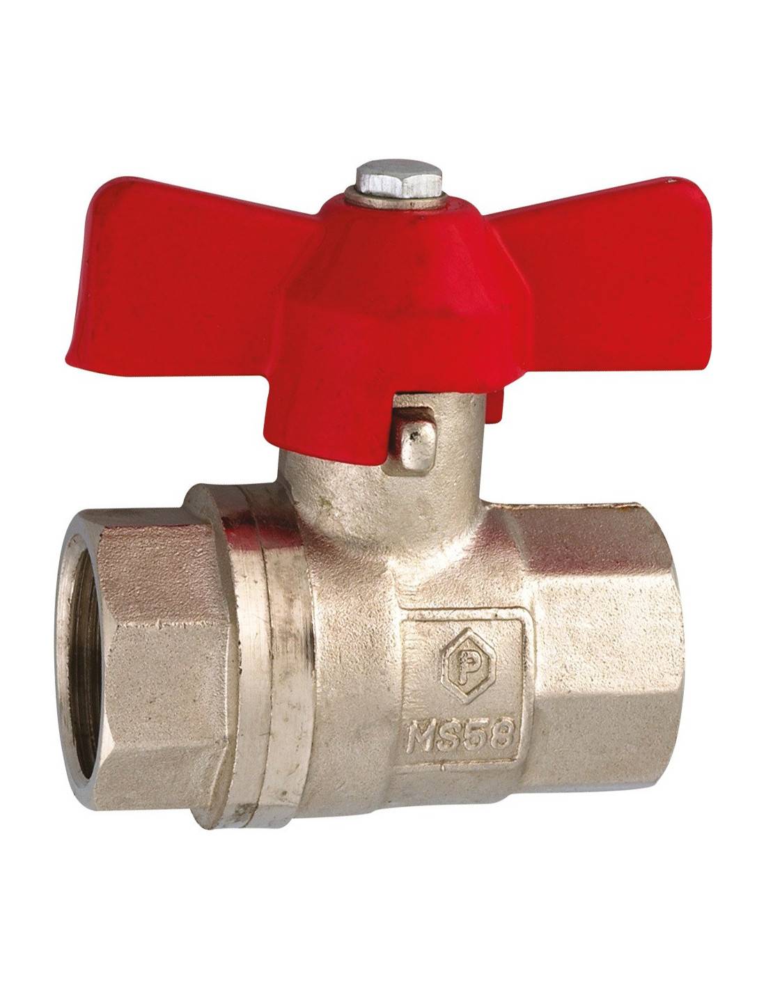 Cap Vert - Vanne Papillon Capvert Ff 20x27 Contrôle Précis Du Flux D'eau, Raccord Ff 20x27 - Capvert