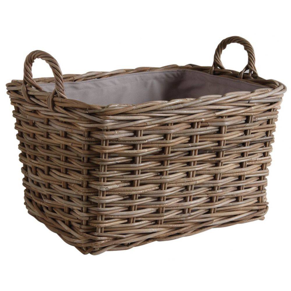 Aubry Gaspard - Panier gris en poelet (Lot de 2) - Imagen 2
