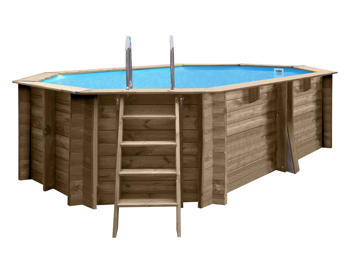 Gré - Piscine bois Grenade 2 4,36 x 3,36 x 1,17 m - Gré