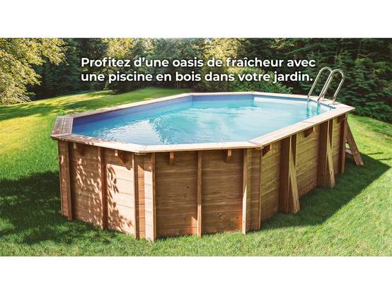 Gré - Piscine bois Grenade 2 4,36 x 3,36 x 1,17 m - Gré - Image 3