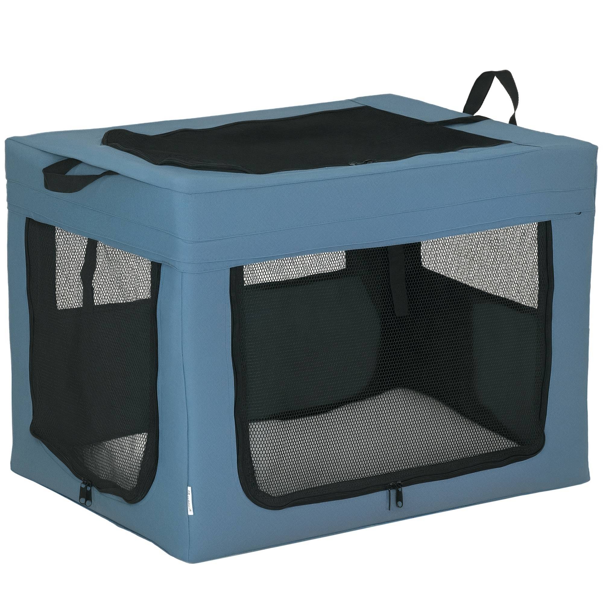 Sac de transport tissu bleu noir 69 x 51 x 51 cm - PANGIVO - Image 1