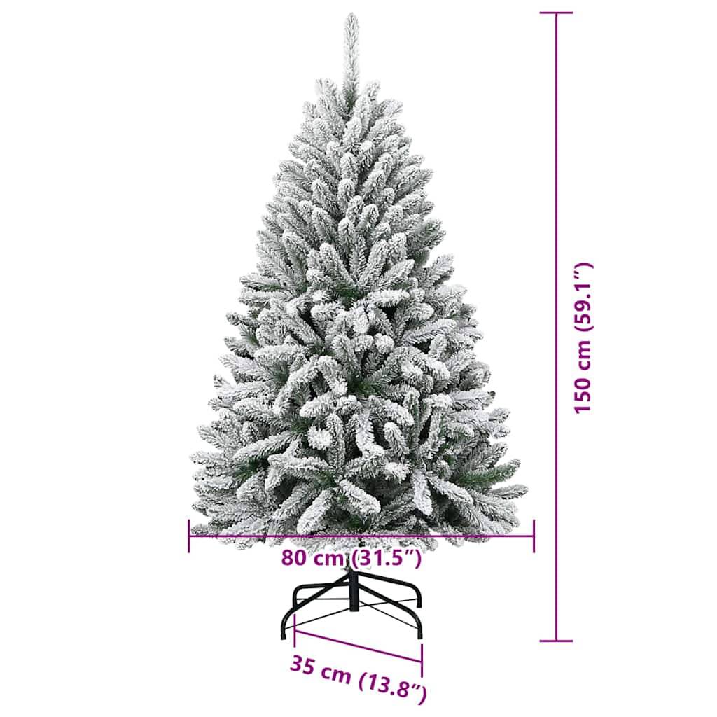 Vidaxl - Sapin de Noël artificiel 150 cm 150 LED Blanc chaud vidaXL 3395743 - Image 3