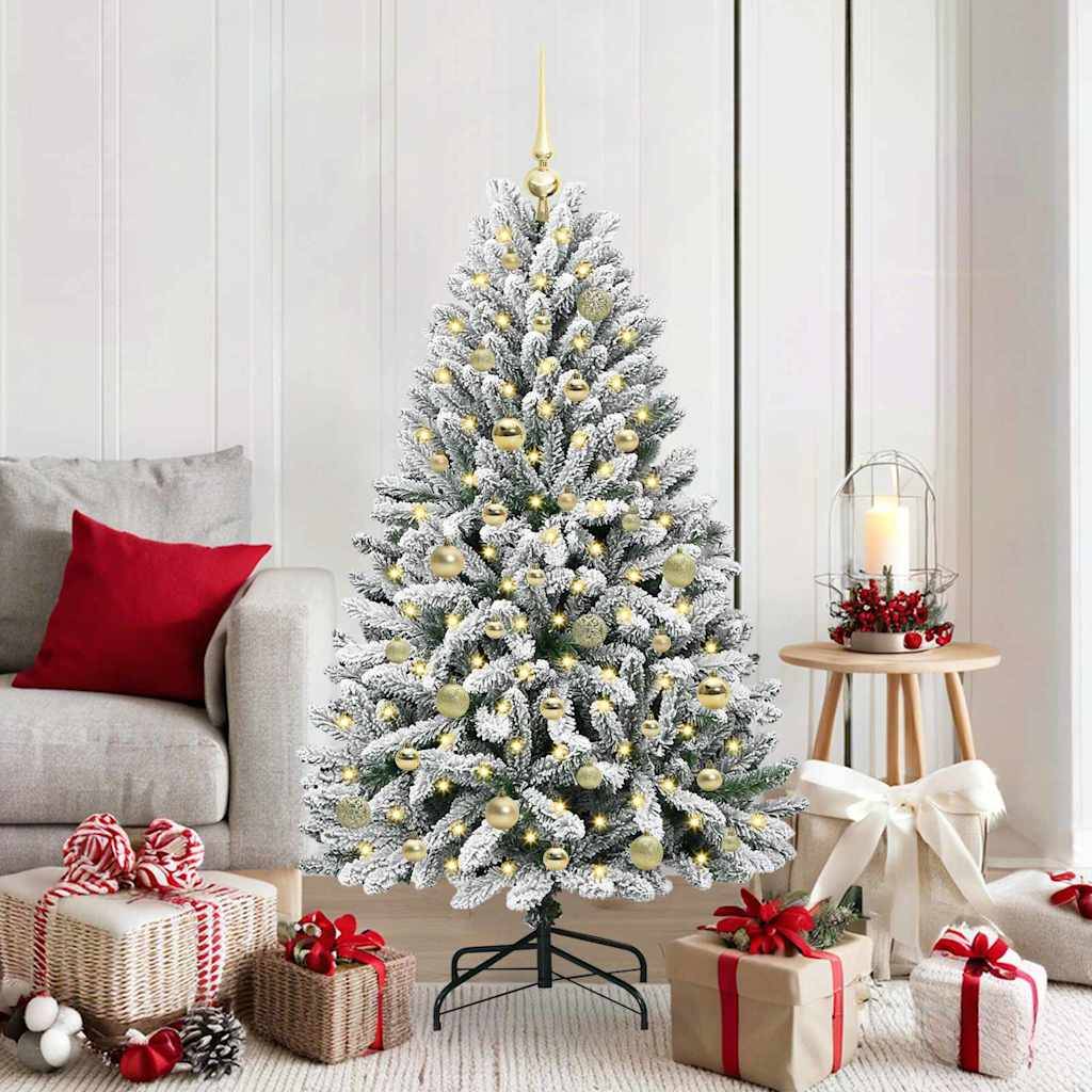 Vidaxl - Sapin de Noël artificiel 150 cm 150 LED Blanc chaud vidaXL 3395743 - Image 1