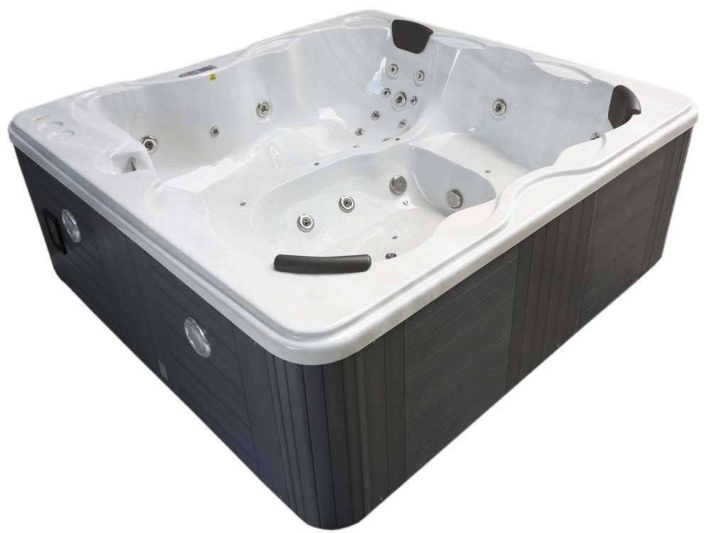 Habitat Et Jardin - Spa "cuba" 6 Places - Cuve Blanc - Système Balboa +bluetooth Intégré - 220x210x80cm -habitat Et Jardin - Imagen 1