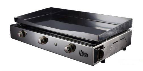 Plancha gaz 3 feux Sevilia tout inox TSMP - SE2-3F