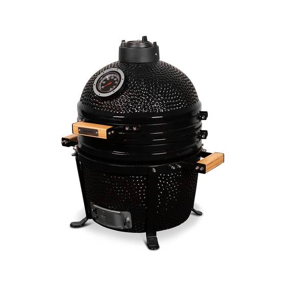 Barbecue kamado à poser Patton Premium 15" - Grille Ø 34 cm - Noir - Image 6